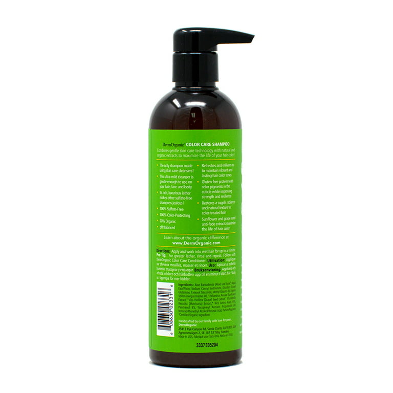 Dermorganic Color Care Shampoo 17oz (Pack of 2)