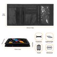 thumbnail image 6 of CHAQLIN Rocket Space Print Trifold Card Wallet, Stretch Polyester Toddlers Small Purse for Daily Use Outdoor School, 6 of 7