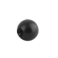 thumbnail image 4 of Unique Bargains Plastic Round Shape Ball Knob Handle Black 8mm Threaded 35mm Diameter 10 PCS, 4 of 5