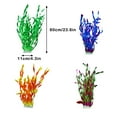 thumbnail image 7 of ABS Fishtank Artificial Water Plant Vivid Realistic Simulation Landscaping Plants Grasses Ornament Accessories Red, 7 of 7
