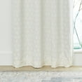 thumbnail image 3 of Better Homes & Gardens Jacquard Velvet Blackout Curtain Rod Pocket/Back Tab Indoor Single Panel, Vanilla Dream, 50" W x 108" L, Adult, 3 of 5