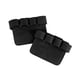 thumbnail image 5 of Advancent Guantes de cuero antideslizantes para levantar las manos, mancuernas de entrenamiento, almohadillas antideslizantes para culturismo, almohadillas Negro 2piezas, 5 of 6