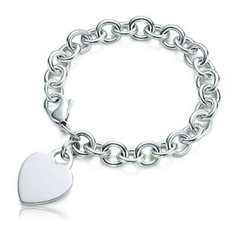 Sterling Silver Tiffany Style Engravable Bracelet Sterling