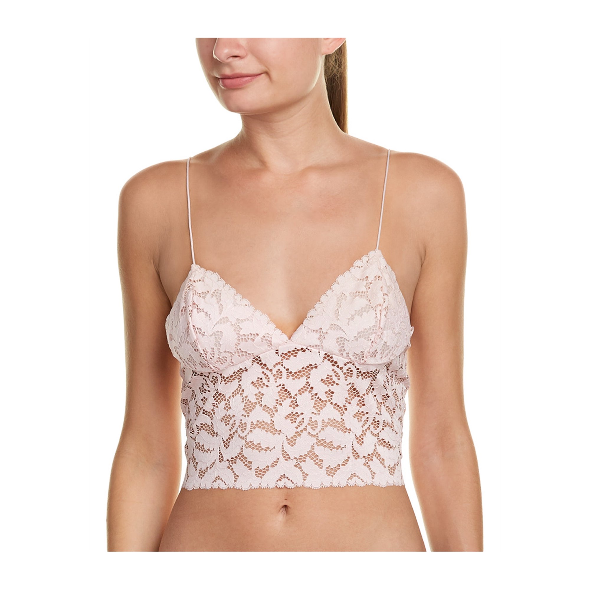 Free People Womens Sheer Lace Brami Tank Top Pinks Xs Walmart Canada