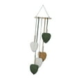 thumbnail image 2 of Tapiz bohemio de hojas tejidas, decoración de pared, decoración del hogar, adorno artístico de hojas decorativas, borlas de macramé para bodas y, 2 of 8
