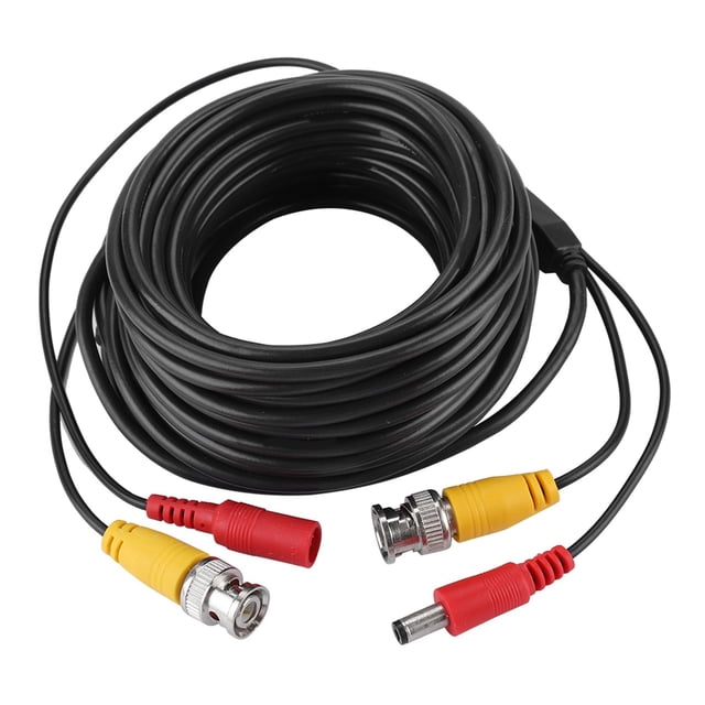 Cable De Extensión CCTV BNC De 2,1mm CC, Cable Coaxial De Vídeo, , Resistente A La Intemperie, Profesional, Residencial Y Comercial