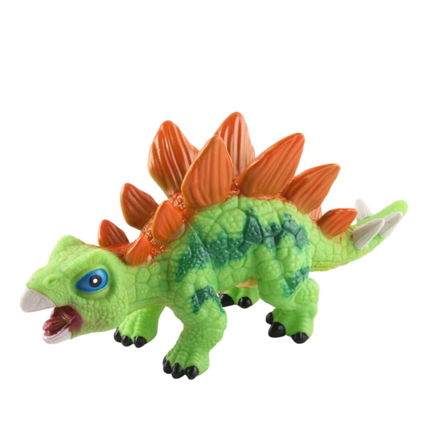 Mini dinosaurio de juguete y dinosaurios de goma blanditos de colores, juguetes de simulación, juguetes para exterior.