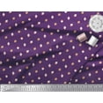 thumbnail image 3 of Soimoi Purple Rayon Fabric Oaknut Fruits Fabric Prints By Yard 56 Inch Wide, 3 of 3