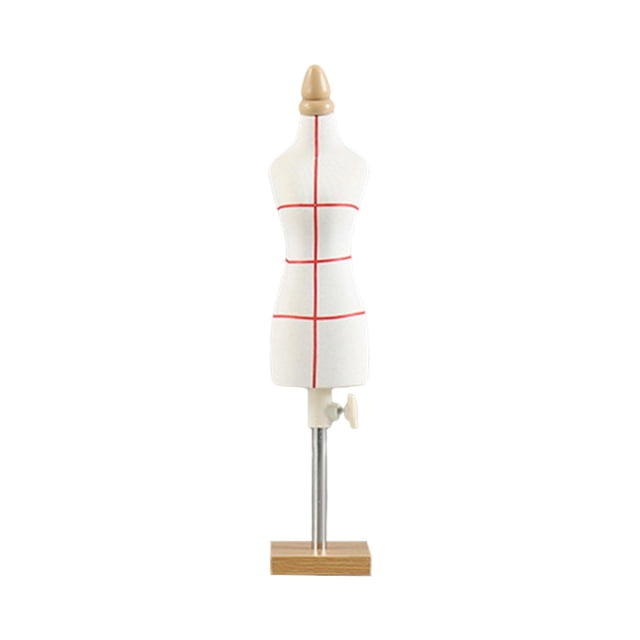 TISHITA Doll Dress Form Creative Dressmaker Model for Displaying Office Scene Layout 26cm and Square Base