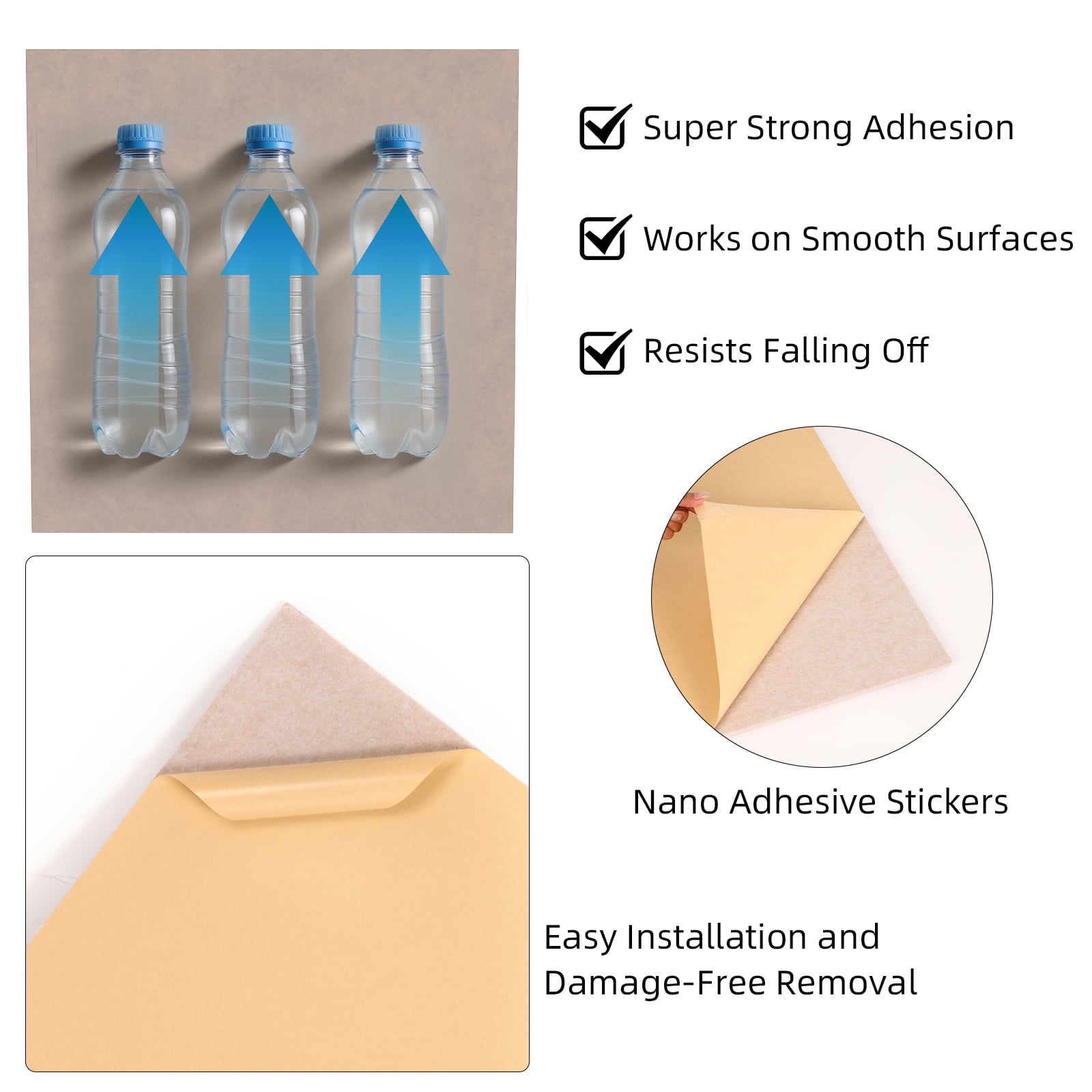 6 Pack Large Acoustic Panels, 23.6*23.6 Inch Decorative Sound Absorbing Panels, Noise-Reducing and Flame-retardant for Studio, Home (/Diamond weave light color )