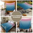 thumbnail image 6 of Pink Blue Ombre Tapestry for Bedroom Wall Hanging Tapestry, Modern Abstract Art Aesthetics Ceiling Backdrop Tapestries Poster Blanket Wall Decor for Teens Room Living Room Dorm 51" x 59", 6 of 8