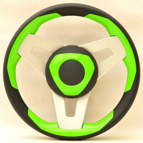 Uflex Boat Steering Wheel 20901EU | Loredan Green Black 13 3/4 Inch