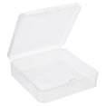 thumbnail image 1 of Unique Bargains Boîte de Rangement Carrée en Plastique 95x28mm avec Couvercle, Lot de 6, 1 of 5