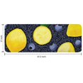 thumbnail image 7 of Yellow Lemon Blueberries DarkBlue Pattern Kitchen Rug Mat,Kitchen Runner Rugs Non Skid Washable,Decorative Kitchen Floor Mats for Kitchen,Sink,Laundry,17"x47.2", 7 of 7
