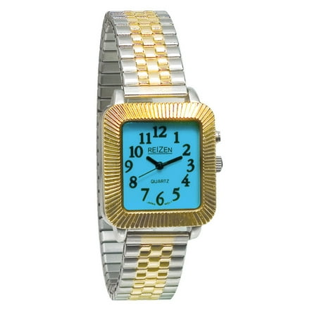 Unisex Glow-in-the-Dark Watch - Square Face with Expansion (Best Glow In The Dark Watches)