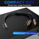 thumbnail image 2 of Adaptador de audio estéreo Cable Togconn de 3,5 mm a 2 RCA (paquete de 2), 2 of 7