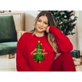 thumbnail image 3 of Merry Christmas Tree (2) Shirt, Christmas Sweatshirt, Women's Christmas Crewneck, Women's Holiday Shirt, Xmas tee, Mom, 3 of 10