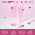 thumbnail image 3 of Set de regalo para flautas de champán Paris Hilton en forma de corazón, 160 ml, 2 unidades, 3 of 5