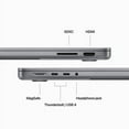 thumbnail image 4 of Apple Apple MacBook Pro 14", M3 8-core CPU 10-core GPU, 24GB RAM, 1TB SSD, 70W USB C (Space Gray), 4 of 4