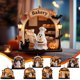 thumbnail image 3 of Estatuas de fantasmas de CLLC leyendo, decoraciones de Halloween, adornos colgantes, decoración espeluznante para el hogar, colgante navideño, estilo clásico de Halloween, decoración versátil para pa, 3 of 8