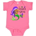 thumbnail image 3 of Inktastic Mardi Gras mermaid with harp and beads Boys or Girls Baby Bodysuit, 3 of 5