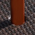 thumbnail image 5 of Noble House Berkeley Outdoor Wicker Side Table in Multibrown, 5 of 5