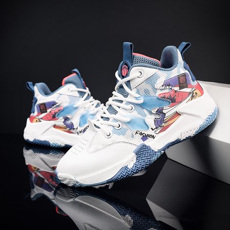 

Boys Girls Basketball Shoes Shock Absorption Comfy Athletic Running Shoes Outdoor Non Slip Walking Shoes For Toddler Children Kids Sneakers Spring And Summer