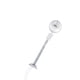 thumbnail image 1 of Naiovety Lámpara de señal LED decorativa a escala 1:87, modelo de farola, accesorios para micropaisaje, arena, modelos de poste de luz DIY, Artesanía Plata (luz blanca), 1 of 6