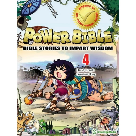Power Bible: Bible Stories to Impart Wisdom: David, Israel's Great King (Paperback)