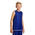 thumbnail image 4 of Sport-Tek Youth PosiCharge Mesh Reversible Sleeveless Tee-XL (True Royal), 4 of 6