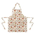thumbnail image 2 of Fall Pumpkins Leaves Pattern Apron-Garden Aprons for Women with Pockets-Cotton Linen Waterproof Kitchen Cooking Gardening Aprons Adjustable for Kitchen,Cooking,BBQ and Salon 33"x27", 2 of 7