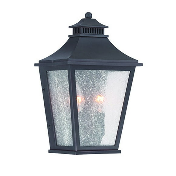 homeroots Éclairage 398359 Chapelle Colline 2-Lumière Huilé Bronze Applique