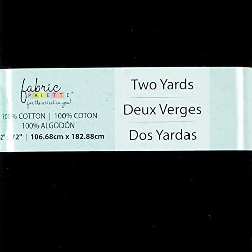 Fabric Creations  100% Cotton Solid Pre-Cut Fabric, 2 yds x 42" (1.8 x 1.1 m)