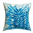 thumbnail image 1 of Oreiller Water 18 Po x 18 Po - Bleu-Moutarde, 1 of 1