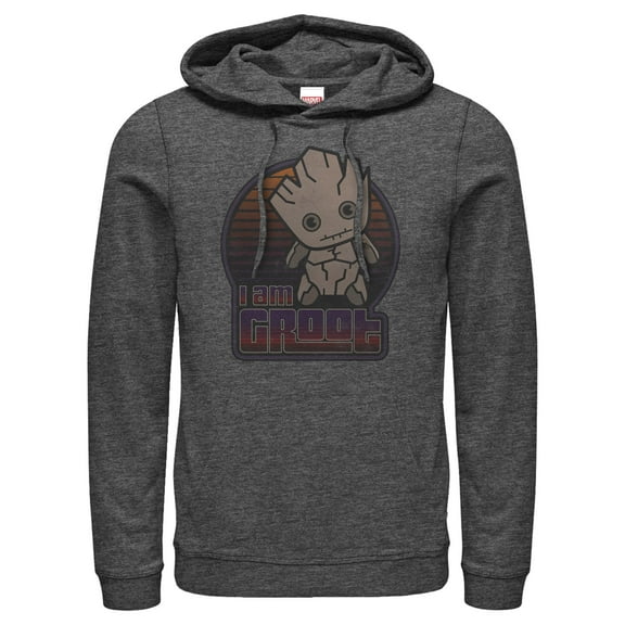 Men's Marvel Guardians of the Galaxy Kawaii I am Groot Pull Over Hoodie