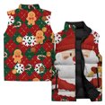thumbnail image 3 of Chalecos de invierno para hombre Chaleco casual para hombre Chaleco de algodón con estampado de arañas y fantasmas Chaquetas con estampados callejeros de Harajuku Ropa para hombre Abrigos, 3 of 4