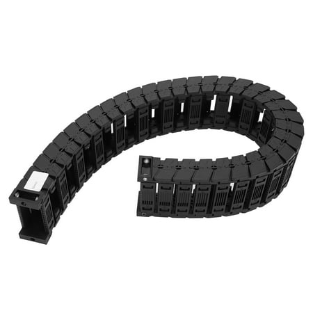 

Cable Drag Chain Low Noise Series Tank Towline Nylon Removable Assembly 0.7/1 MeterS25 x 75 1 Meter