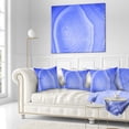 thumbnail image 2 of Designart Dark Blue Agate Structure - Abstract Throw Pillow - 18x18, 2 of 4