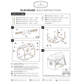 thumbnail image 4 of The Playhouse - Exceptional Quality - Soft Cotton Canvas - Comes with Carry Bag - Powder Blue, 4 of 11