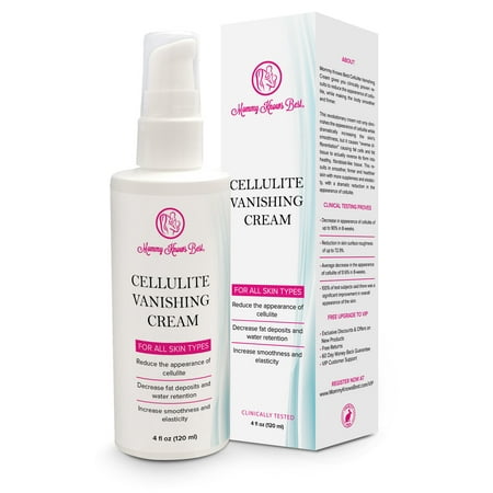 Anti Cellulite Cream for Women - Mommy Knows Best - Clinically Tested for All Skin Types - Cellulite Cream for Pregnancy Therapy Treatment for Reducing Appearance of Cellulite Increasing Smoothness (Best Skin Regimen For Men)