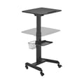 thumbnail image 3 of Mobile Sit-Stand Laptop/Podium Cart, 3 of 3