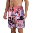 thumbnail image 2 of Stray Kids Men's Swim Trunks Quick Dry Beach Board Shorts with Pockets Mesh Lining Bathing Suits, 2 of 7