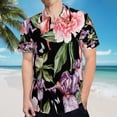 thumbnail image 5 of High Quality Hawaiian Shirts for Men Short Sleeve Aloha Beach Shirt Floral Summer Casual Button Down Shirts Blouses 6KQYMU, 5 of 7