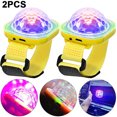 thumbnail image 1 of 2Pc USB Mini Pulsera Disco Ball Luces Juguete 400mAh para Fiesta Baile () Amarillo, 1 of 2