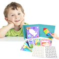 thumbnail image 1 of stanreset Kids Magnetic 3D Jigsaw Tangram Game for Children Learning Educational Drawing Board Games Toy Gift, 1 of 5