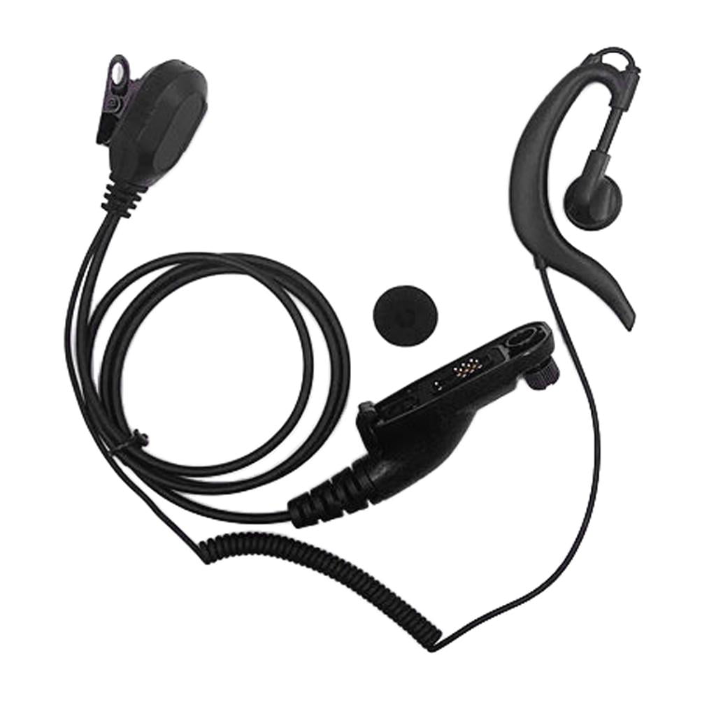Headset Earpiece MIC D Shape for MOTOROLA Radio XPR6380 XPR6580 XPR 6300 6500 