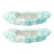 thumbnail image 1 of Fundas para cuchillas de patines de hielo, protector de franela suave para cuchillas de patines de hielo de hockey Verde, 1 of 9