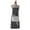 Big Paws White on Black, variant on Cotton Apron - Animal Paw Print - Kitchen BBQ Restaurant Cooking Painters Artists - Full Apron or Waist Apron