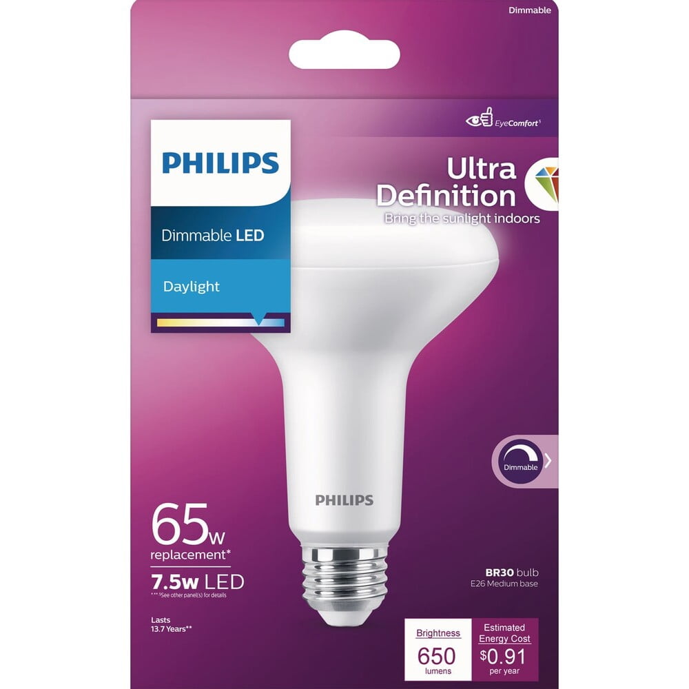 Philips Lighting LED Master Philips 65w Br30 Dl Led Bulb 576538 — Residential Use, Standard Application