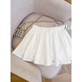 thumbnail image 5 of Women Solid‑Color Drawstring‑Waist Casual Skirt, Lightweight Spring‑Summer Daily Skirts, 5 of 10